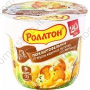 Пюре картофельное "Роллтон" со вкусом жареных лисичек со сметаной (40г)