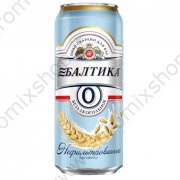 Пиво "Балтика безалкогольное" 0,5% (450мл)